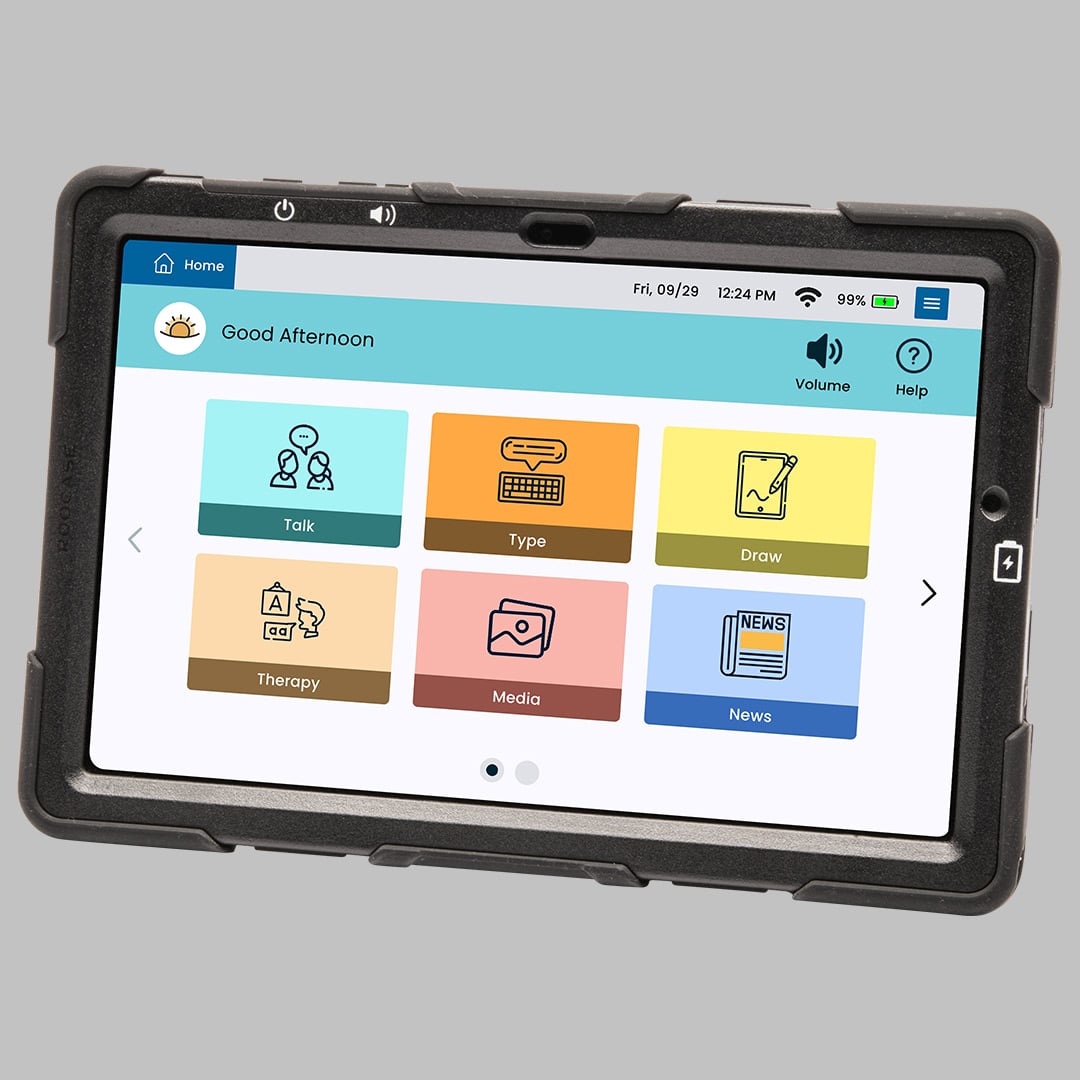 a touchtalk aac device