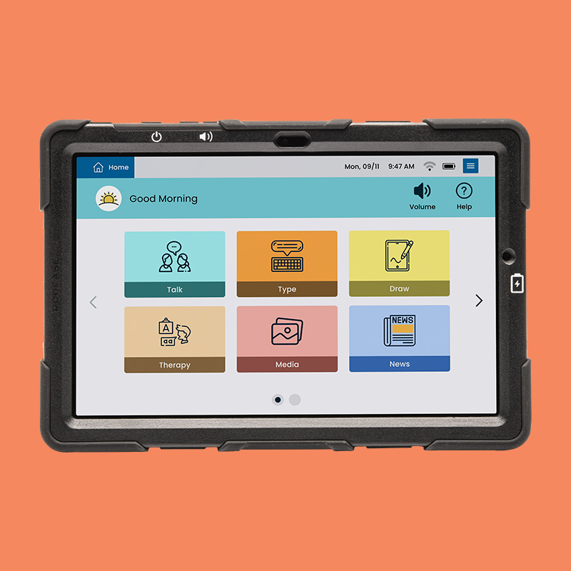 TouchTalk™ AAC device.